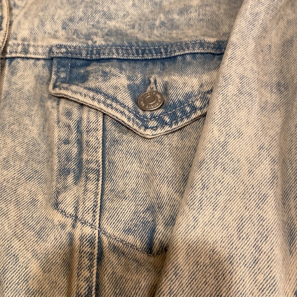 Wild fable over sized acid washed jean jacket nwt - Picture 5 of 6